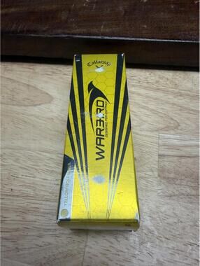 Callaway Warbird Yellow Golf Balls #2 Sleeve of 3 Balls Box Marked 2014 Unused